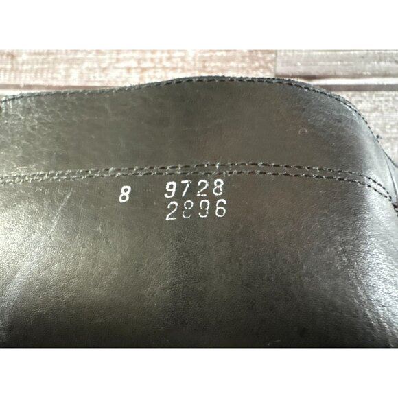 John Varvatos collection wool & Leather Boots sz 8 black grey hand made in Italy main image 4